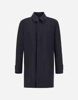 RAINCOAT IN LIGHT WOOLEN EFFECT