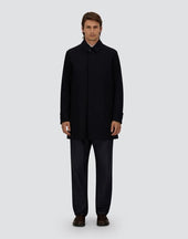 Raincoat In Light Woolen Effect