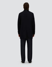 Raincoat In Light Woolen Effect
