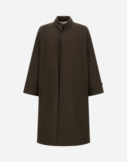 Coat In Slub Cotton Twill