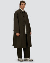 Coat In Slub Cotton Twill