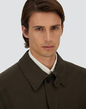 Coat In Slub Cotton Twill