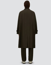 Coat In Slub Cotton Twill
