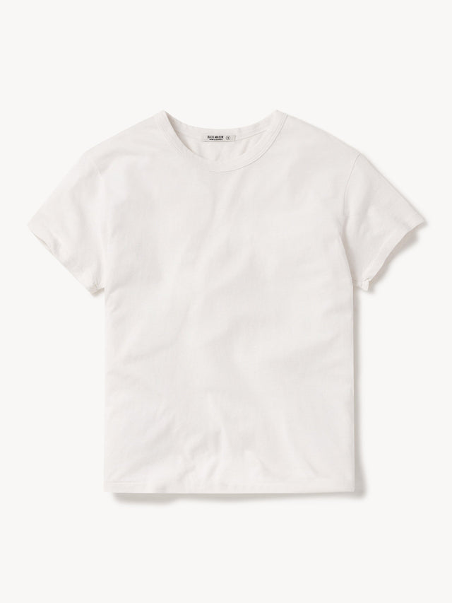 White Slub Easy Crew