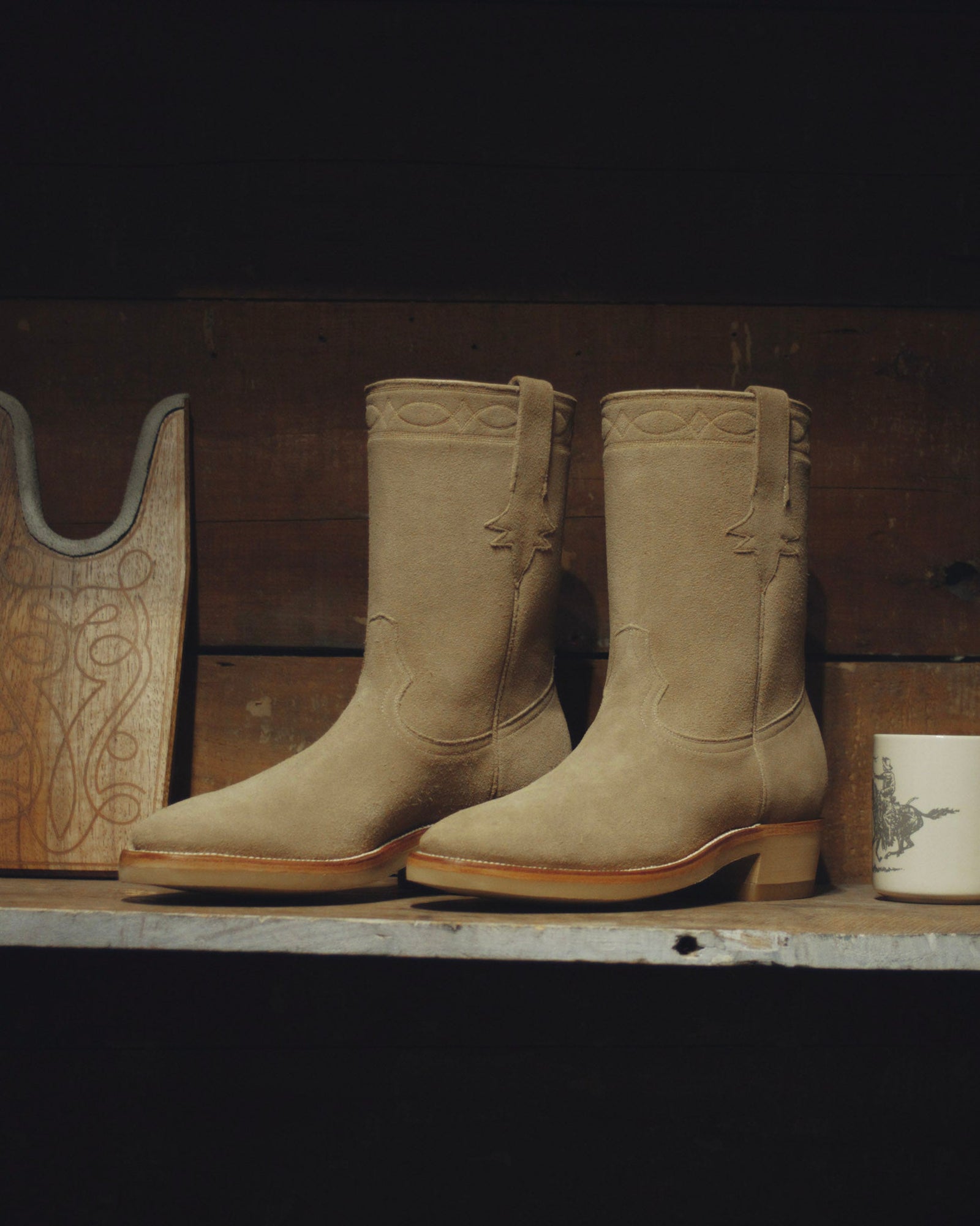 Suede Roper Boots