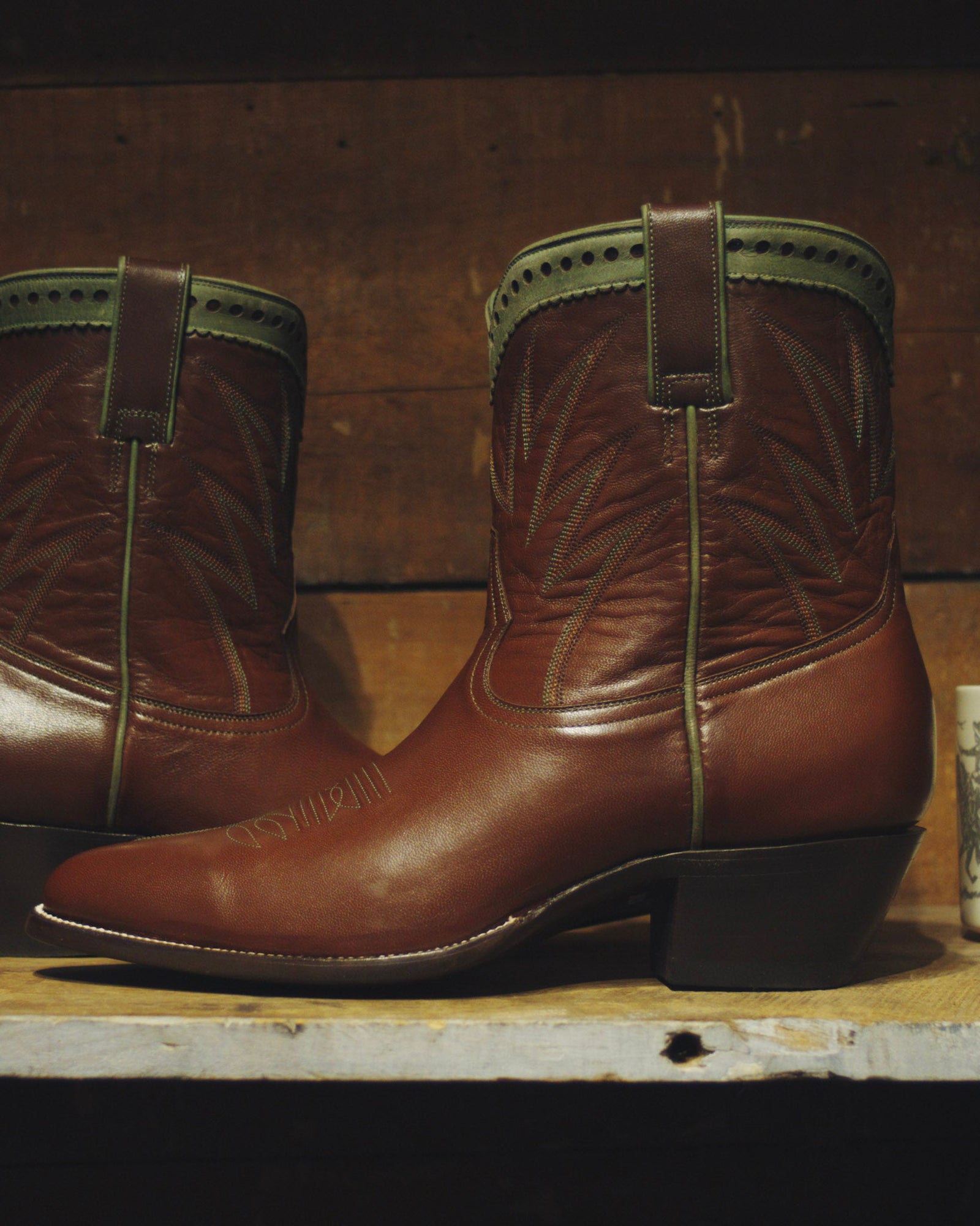 Sagebrush Calfskin Pee Wee Boots