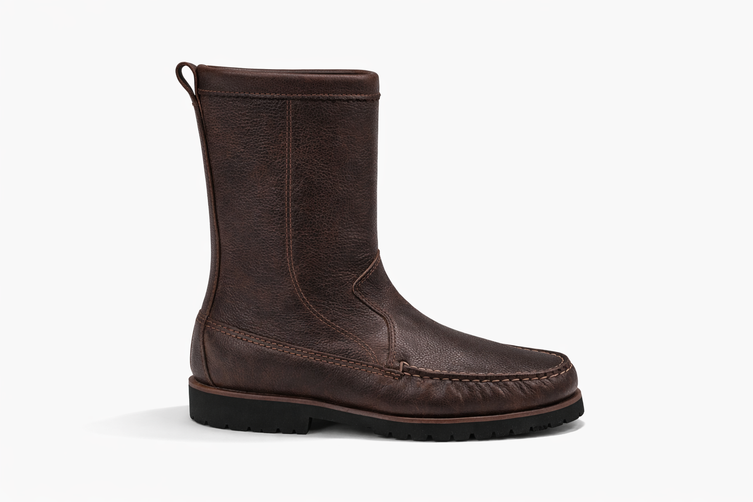 Men's Falmouth Pull On Boot - Pebble Brown