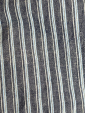 Japanese Striped Linen Cotton Drawstring Lounge Pants