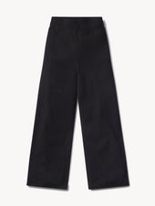 Black Surplus Rib Weekender Pant