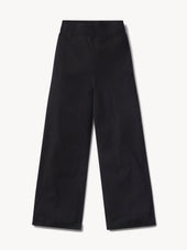 Black Surplus Rib Weekender Pant