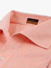 Short Sleeve One Piece Collar Polo Davis Fit