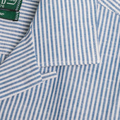 Stripe Linen Camp Shirt