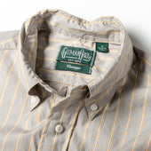 Grey Striped Japanese Poplin