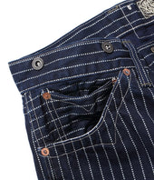 Sugar Cane Zip Fly Shorts Wabash Stripe