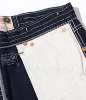 Sugar Cane Zip Fly Shorts Wabash Stripe