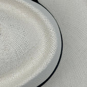 Wide Brimmed Straw Hat In Natural And