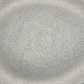 Wide Brimmed Straw Hat In Natural And