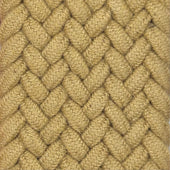 Cotton Elastic Woven Belt In Dark Natural