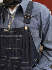 Sugar Cane Headlight 9 5oz Special Weave Denim High Back Overalls Hd42611