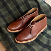 Berwick Gusset Chukka - Pepita Medium Brown Calf