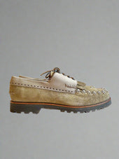 Bright Shoemakers Wanderers Deckshoe Desert Suede Cream