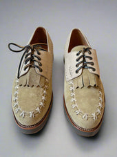 Bright Shoemakers Wanderers Deckshoe Desert Suede Cream