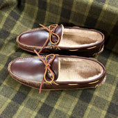 Freeman Slipper - Heritage Brown - Biege Shearling