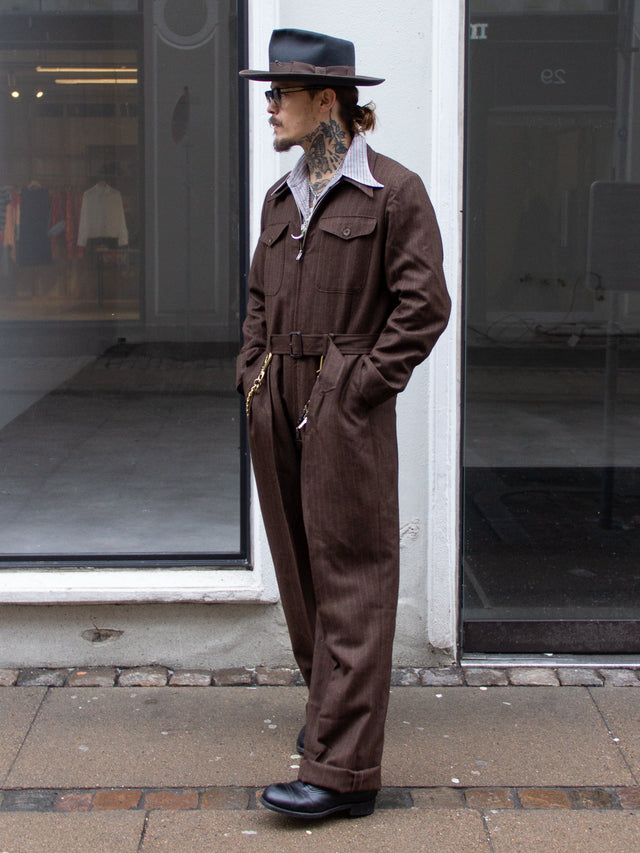 Adjustable Costume, Siren Suit (Churchill), Brown