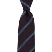 Cashmere tie – Striped - Bigi Ties