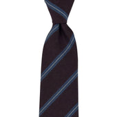 Cashmere tie – Striped - Bigi Ties
