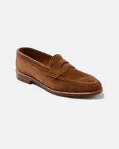 Made-in-USA Snuff Suede Unlined Leisure Handsewn Loafer