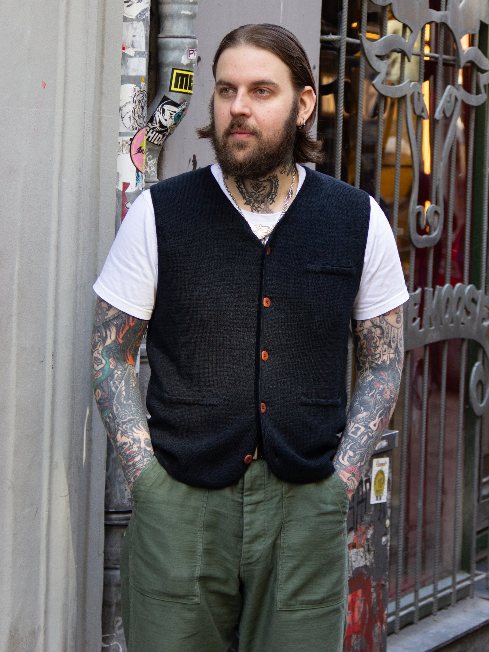 Max Rohr Buttons Vest