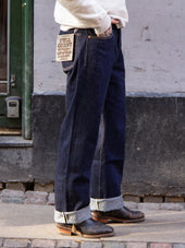 Fullcount, WWII Model, 11.5 oz Denim Pants (One Wash)