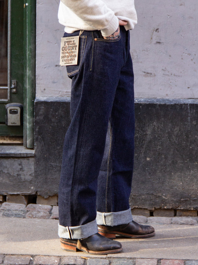 Fullcount, WWII Model, 11.5 oz Denim Pants (One Wash)