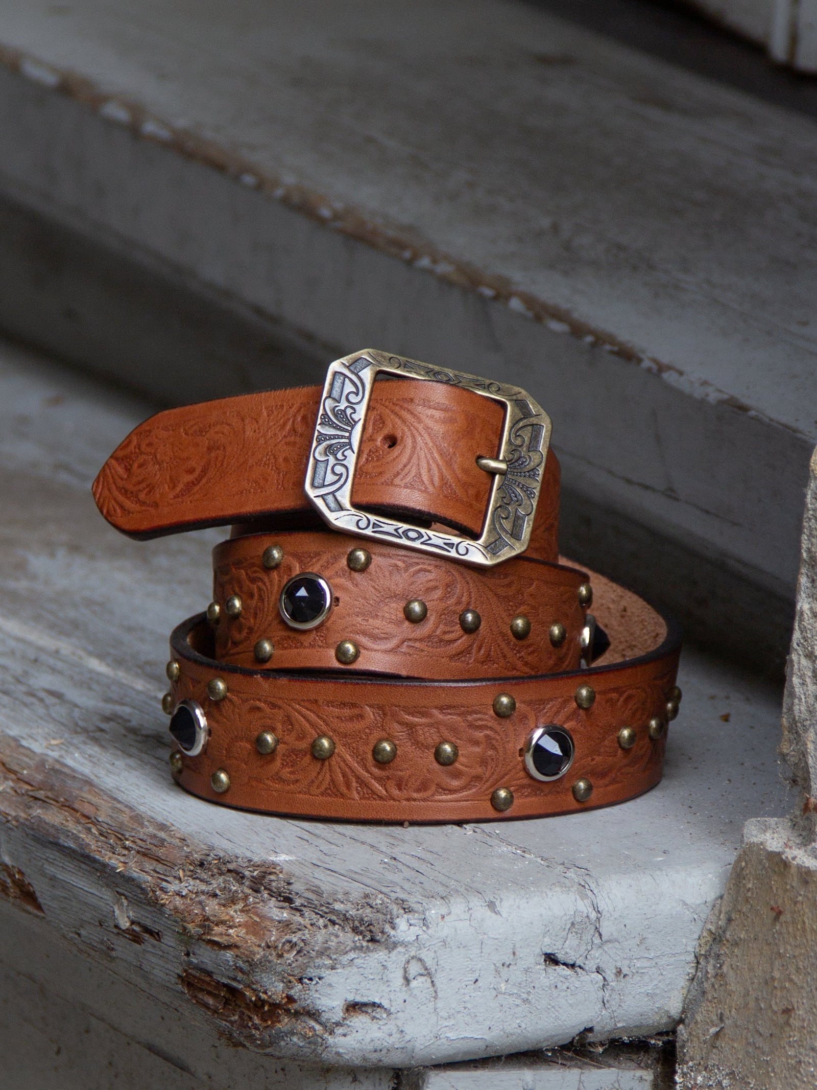 Bandits Golden Belts Sacremento Belt Brown