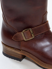 Bright Shoemakers Engineer Boot Chestnut Brown