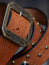 Bandits Golden Belts Sacremento Belt Brown