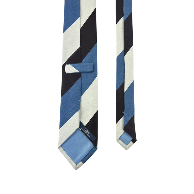 Tie in cashmere/seta – Rigata - Bigi Ties