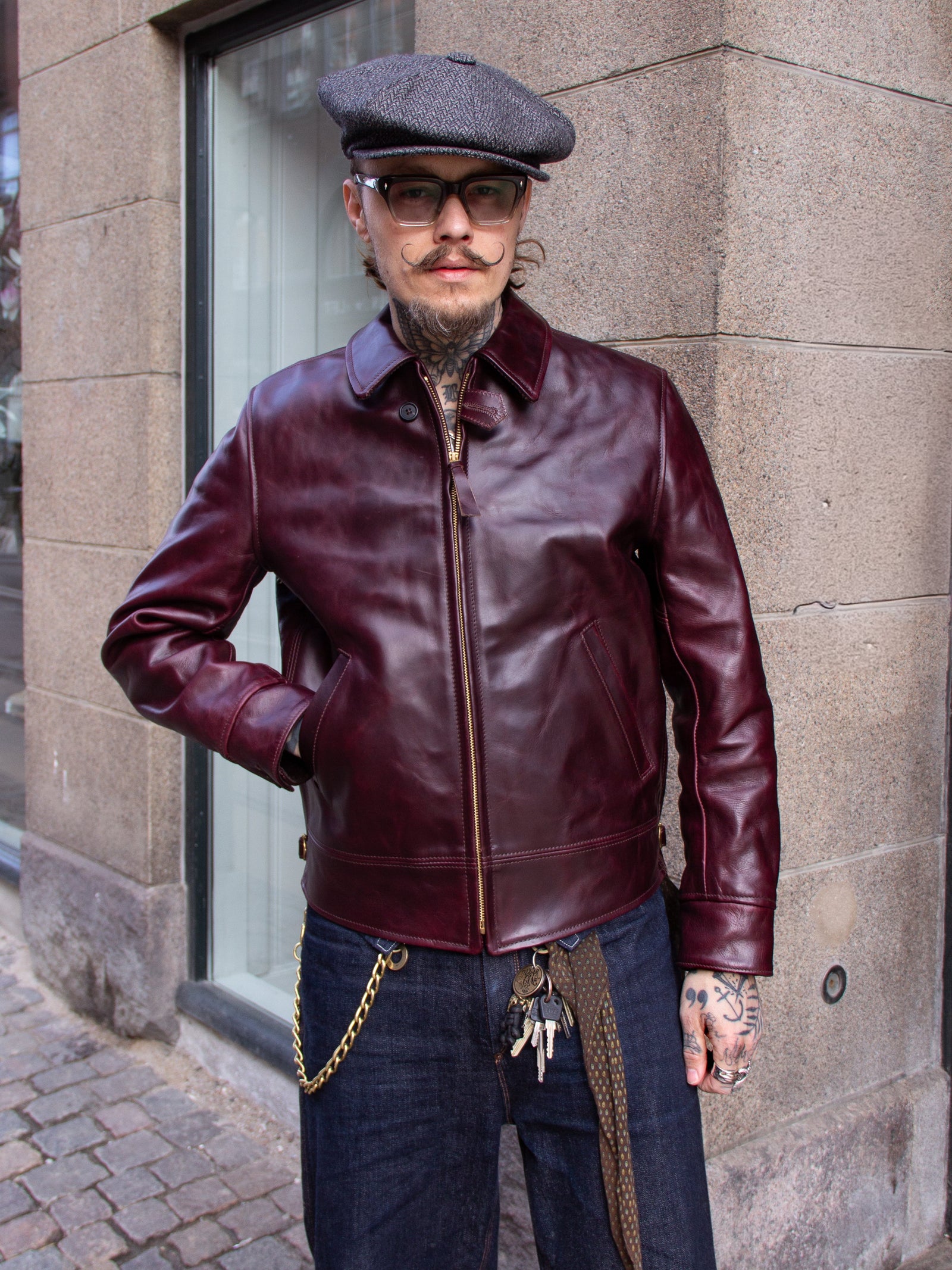 Aero Leather Clothing Original Hercules Chromexcel Horsehide Cordovan