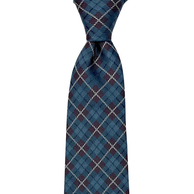 Jacquard tie – Check