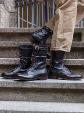 The 2 Monkeys Grand Sportif Teacore Front Quarter Horsehide