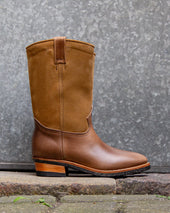 Bright Shoemakers Roper Boot Natural Chromexcel Raw Cord