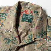 Hawaiian Print Camp Shirt