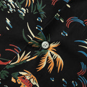 Hawaiian Print Camp Shirt