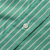 Green Striped Japanese Poplin