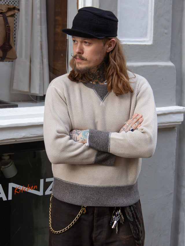 Belafonte Ragtime Clothing, Super Heave Weight WV Thermal Shirts (Overdye), Smoky Ash Grey, BF-24-52