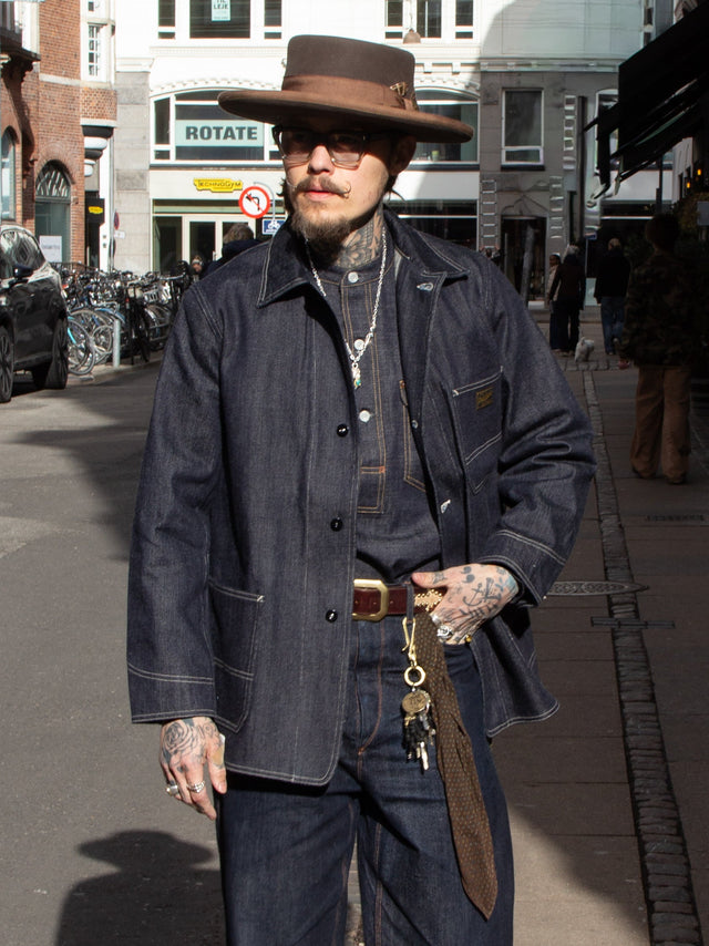 Belafonte Ragtime Clothing, West Railroad JK 11.5 oz Denim, Indigo, 27-12