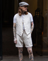 Belafonte Ragtime Clothing Gurkha Shorts Double Buttons Beige 28 30