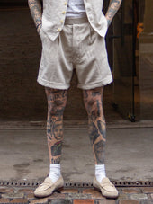 Belafonte Ragtime Clothing Gurkha Shorts Double Buttons Beige 28 30