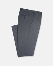 Made In Canada Gray Ticweave Wool Trouser